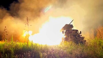 Ukraińskie wojsko ostrzeliwuje rosyjskie pozycje