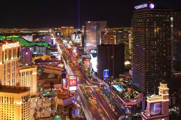 Ulica "The Strip" w Las Vegas