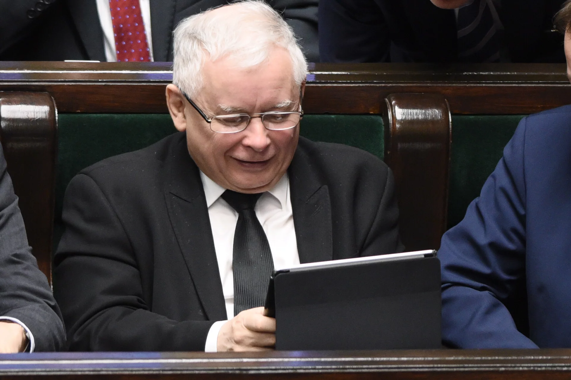 Jarosław Kaczyński w Sejmie