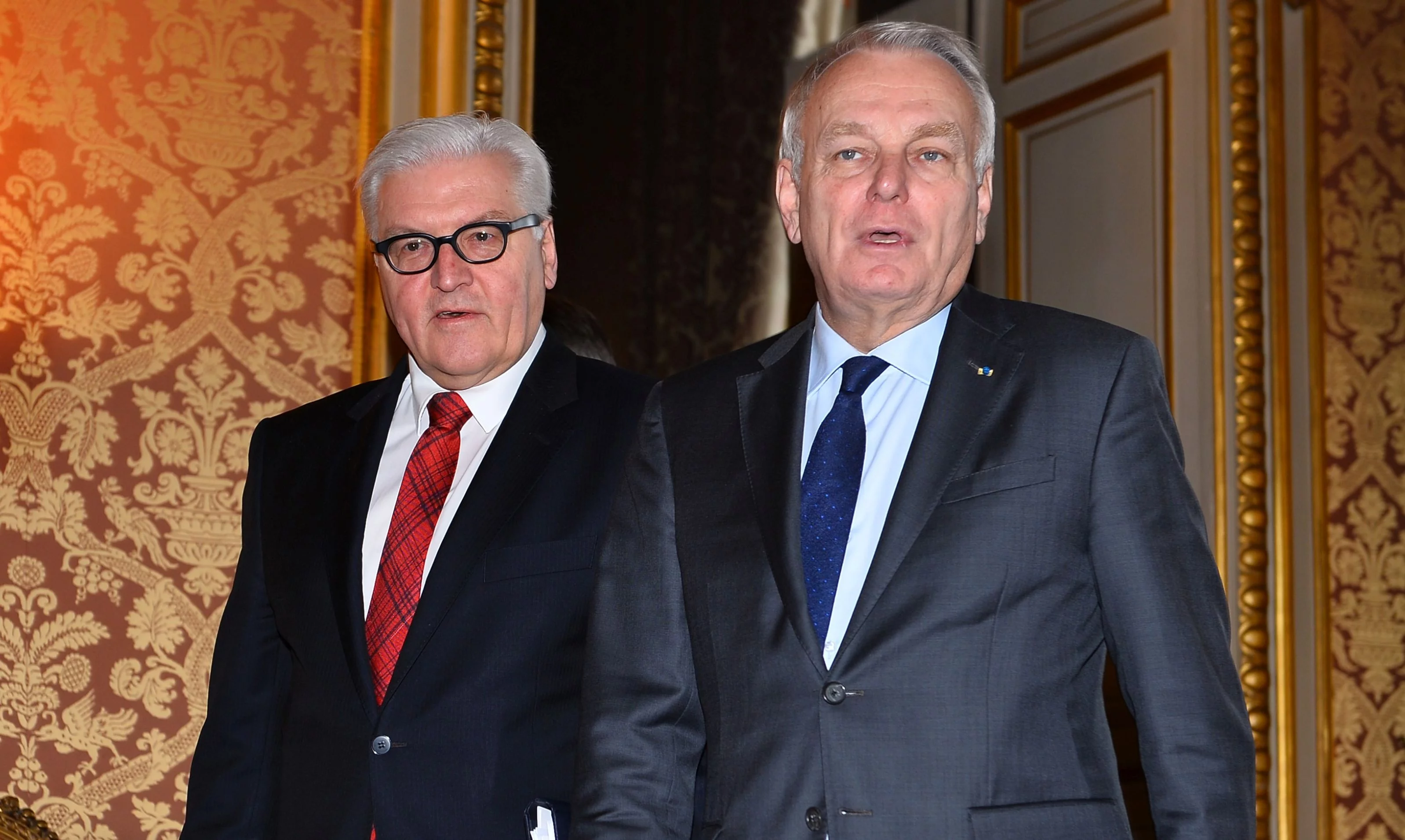 Frank-Walter Steinmeier i Jean-Marc Ayrault