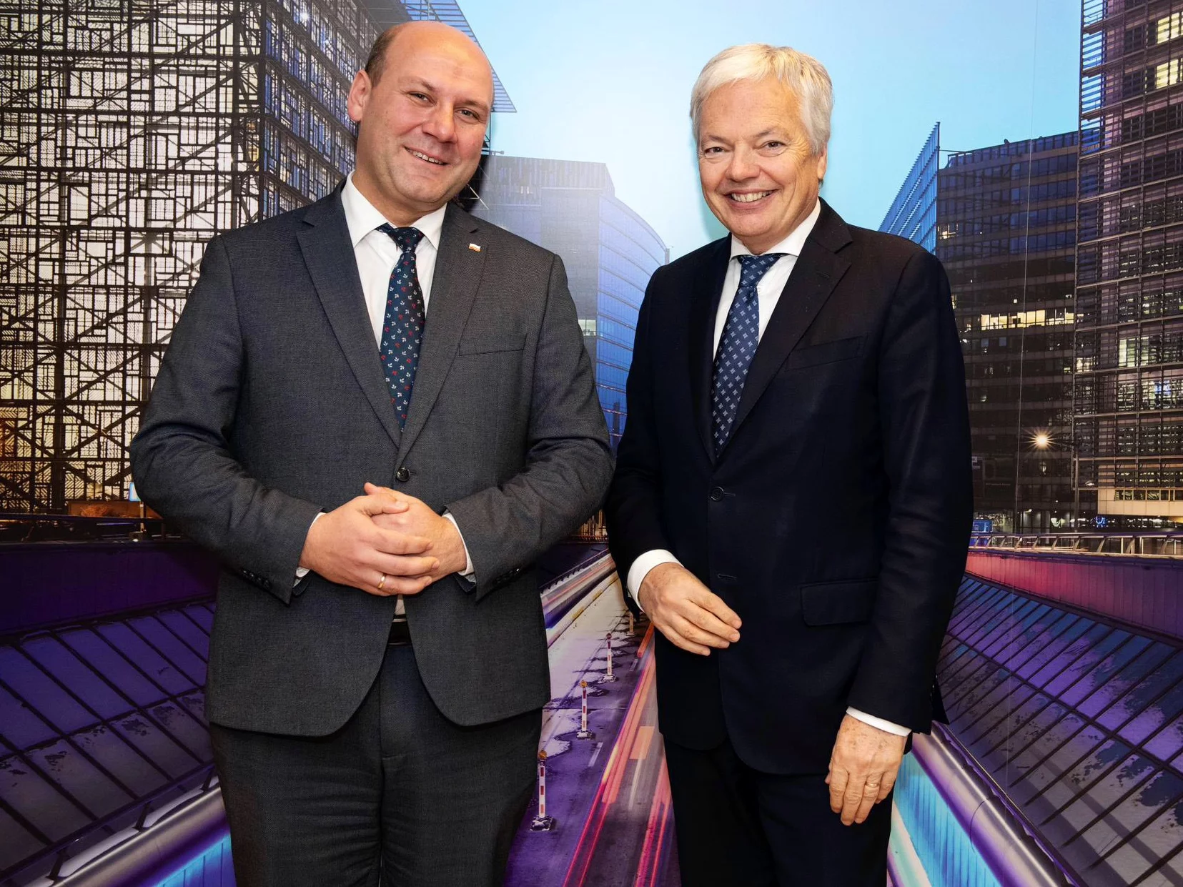 Szymon Szynkowski vel Sęk i Didier Reynders