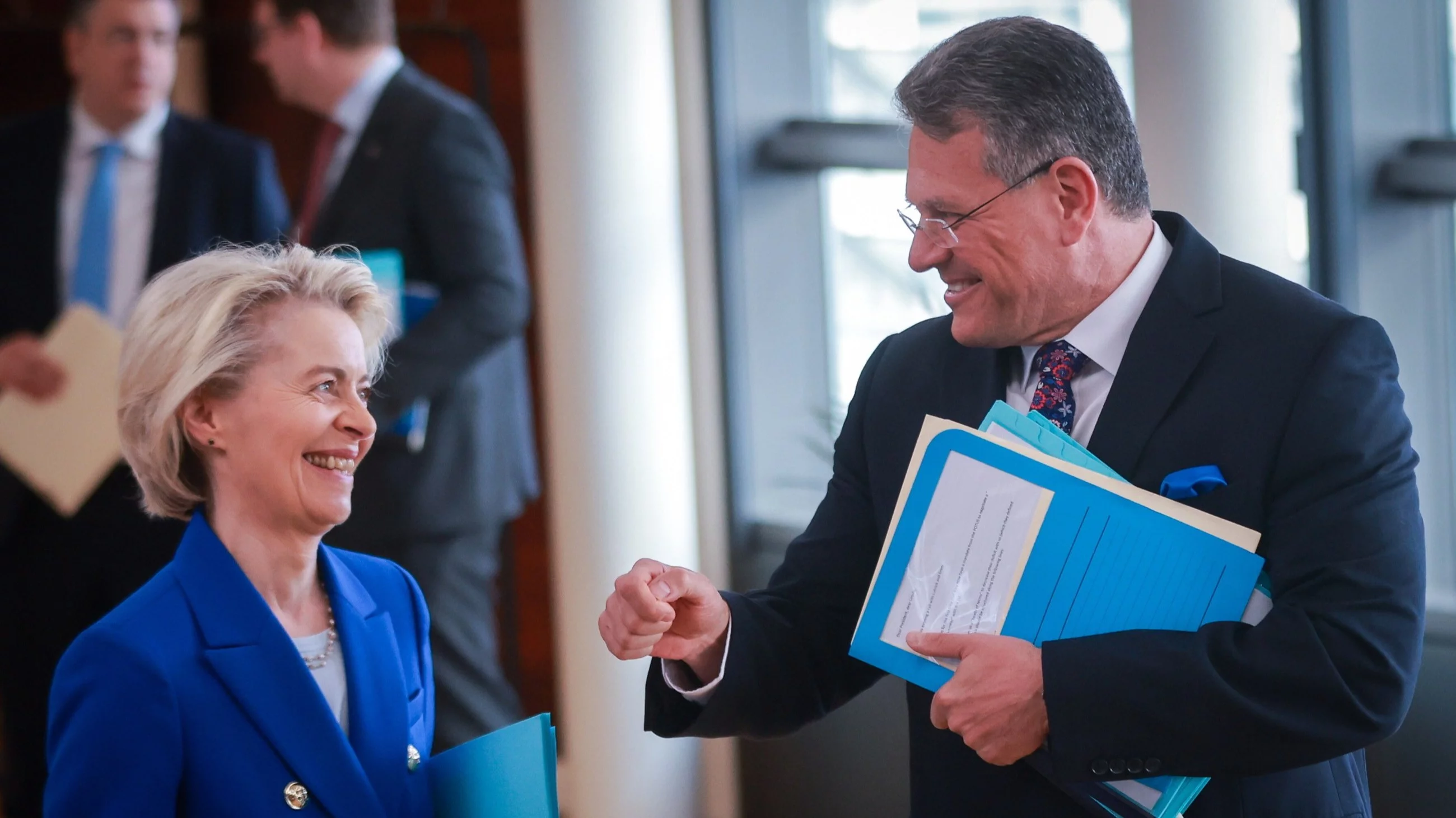 Ursula von der Leyen i Maros Sefcovic