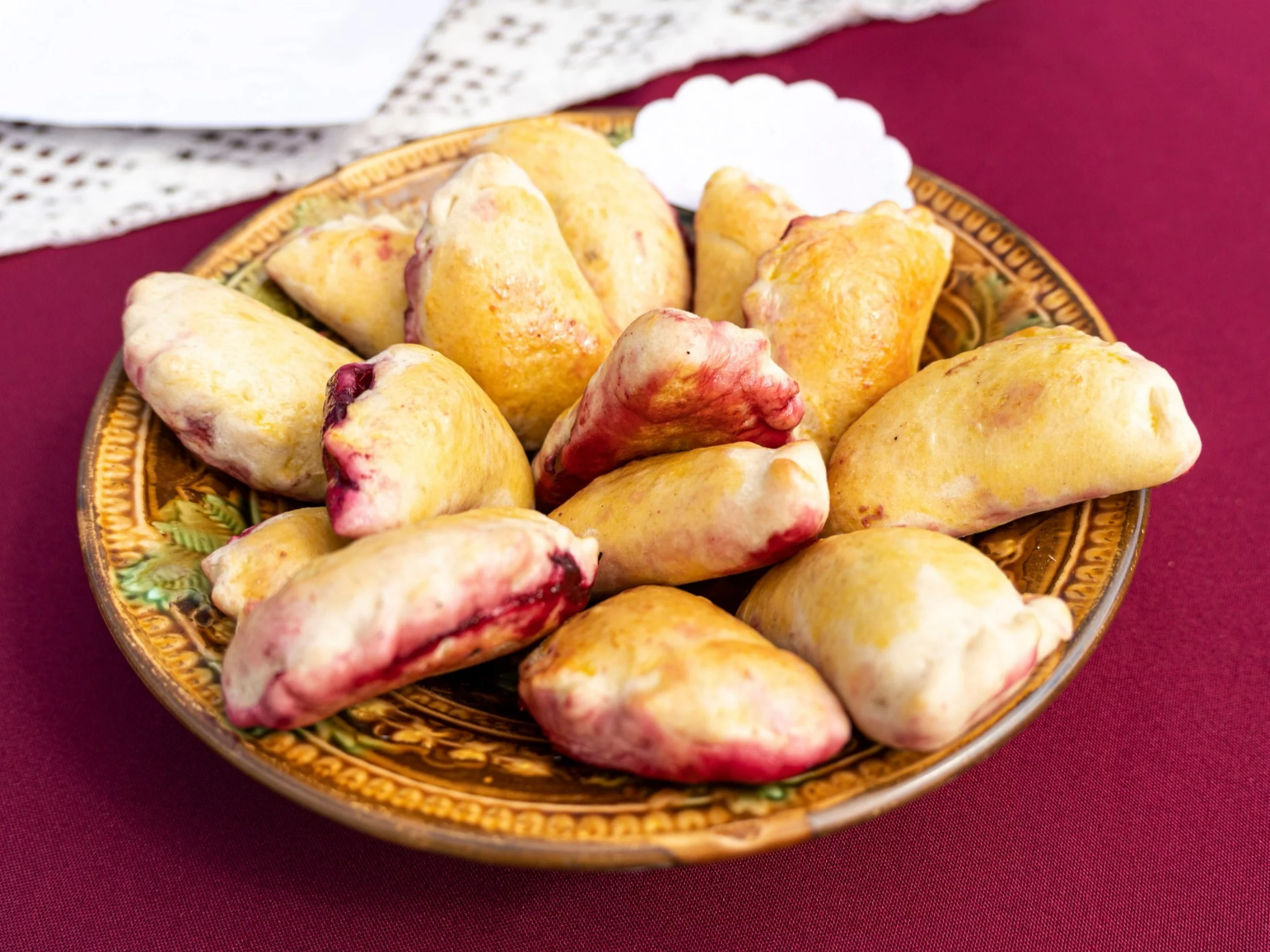 Kruche pierożki na słodko