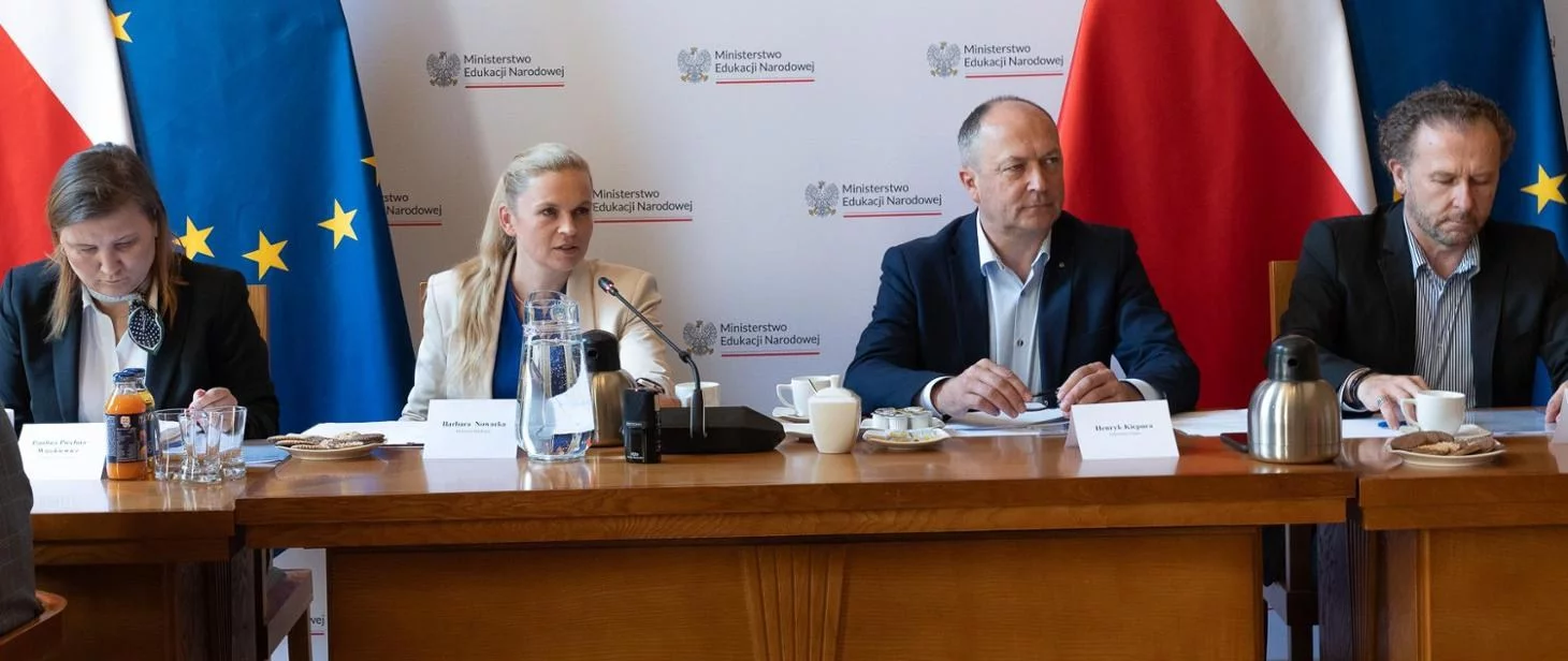 Barbara Nowacka i Henryk Kiepura