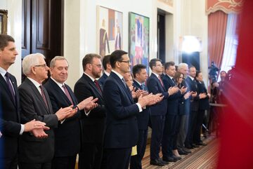 Uroczystość desygnowania Mateusza Morawieckiego na Prezesa Rady Ministrów