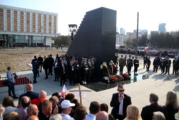 Uroczystość odsłonięcia pomnika Ofiar Tragedii Smoleńskiej 2010 roku