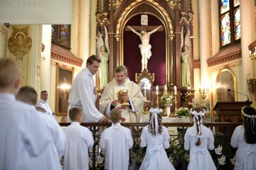 Uroczystość Pierwszej Komunii Świętej w Jakubowie, rok 2018