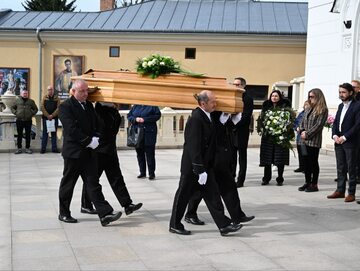 Uroczystości pogrzebowe Damiana Sobóla