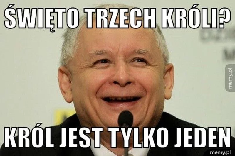 Mem z Jarosławem Kaczyńskim