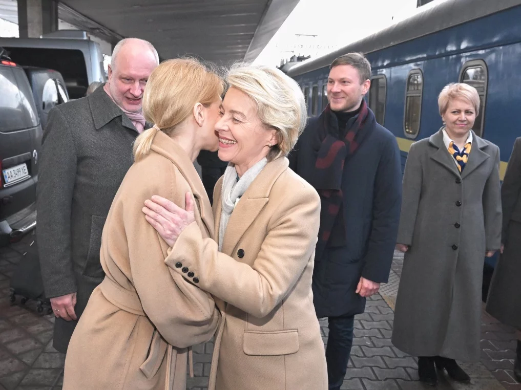 Ursula von der Leyen w Kijowie