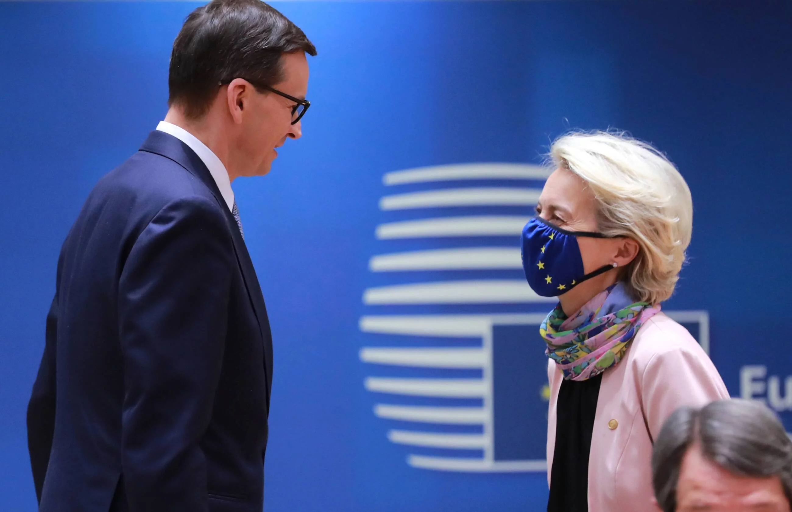 Ursula von der Leyen i Mateusz Morawiecki