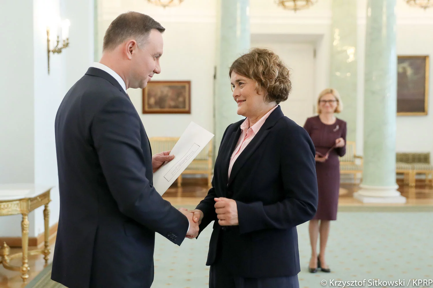 Andrzej Duda i Urszula Doroszewska