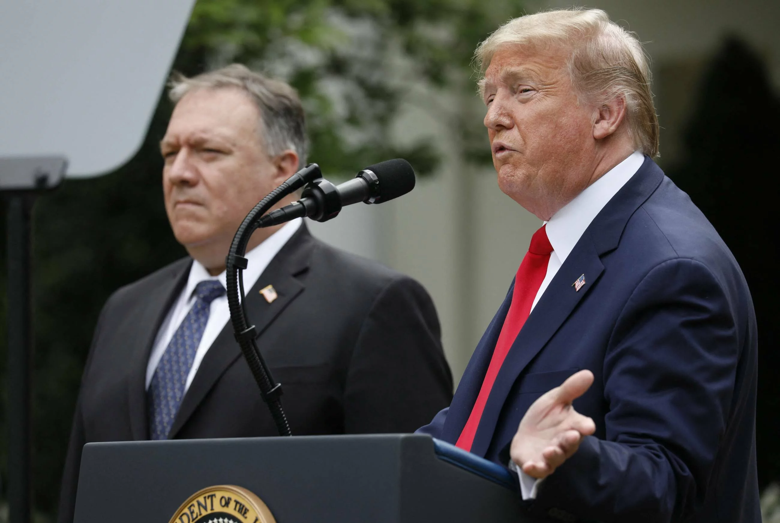 Donald Trump, Mike Pompeo