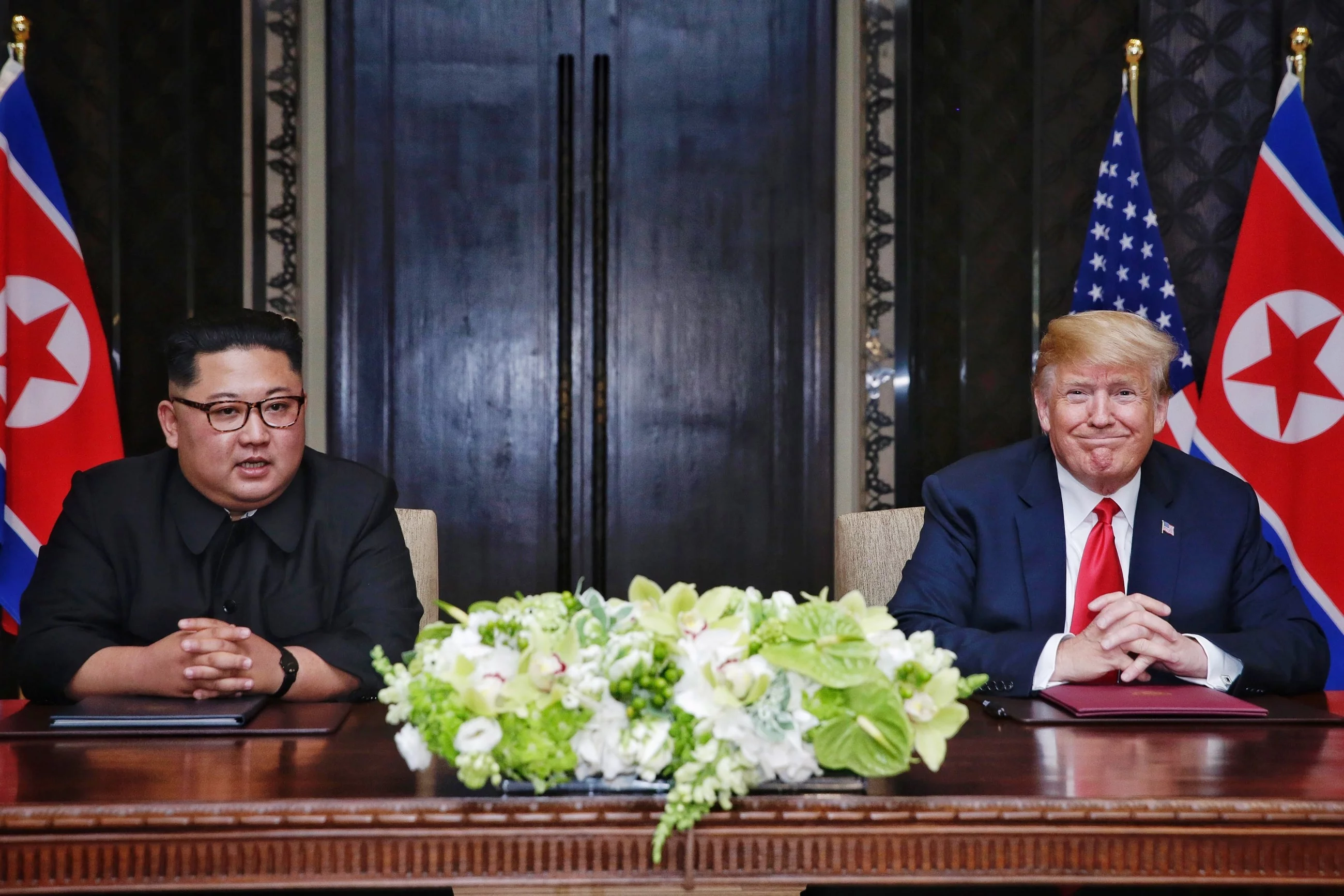 Kim Dzong Un i Donald Trump