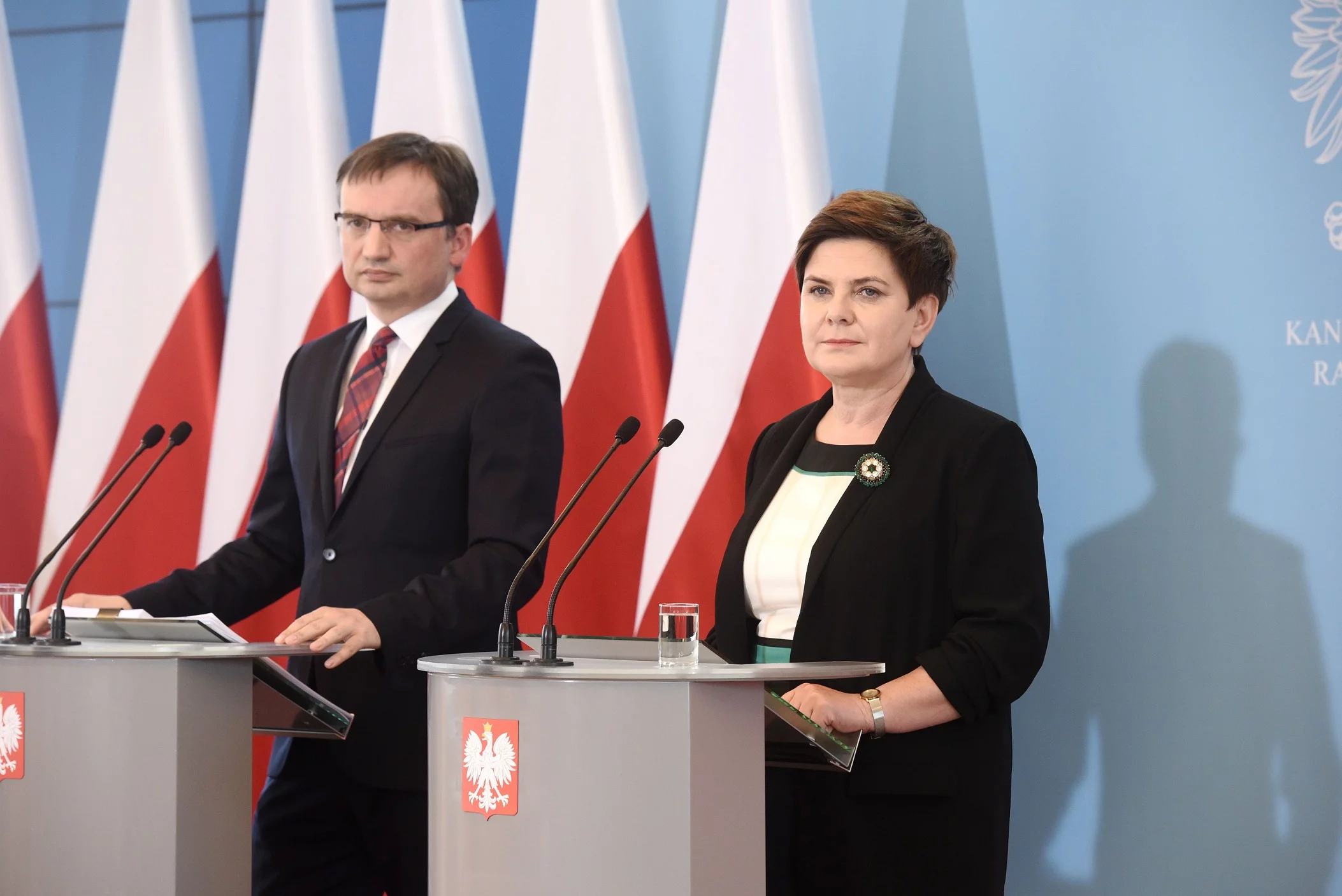 Beata Szydło i Zbigniew Ziobro