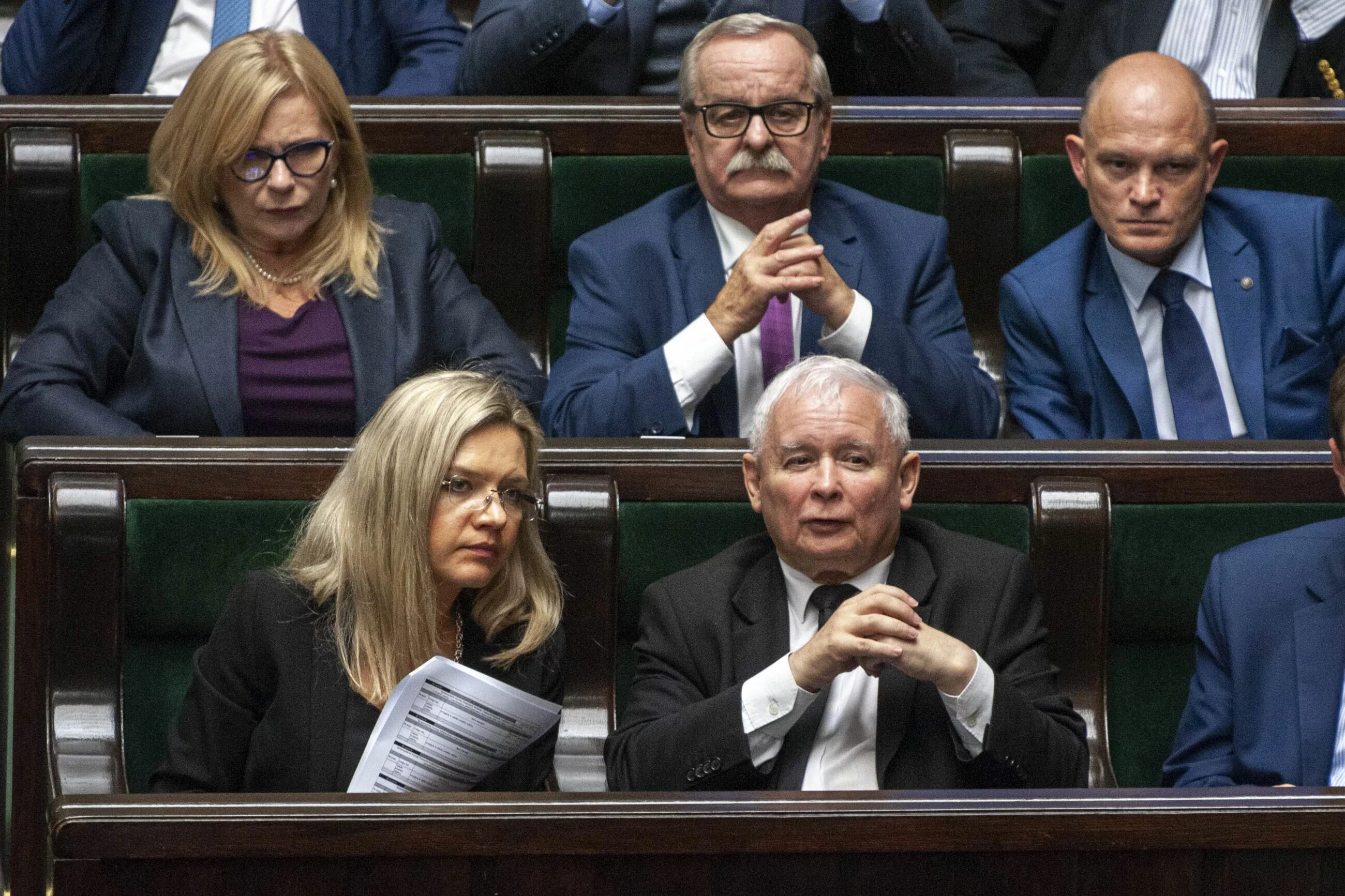 Małgorzata Wassermann i Jarosław Kaczyński