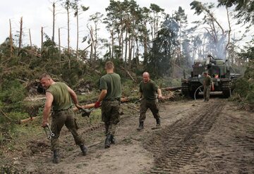 Usuwanie skutków nawałnic, 18 sierpnia