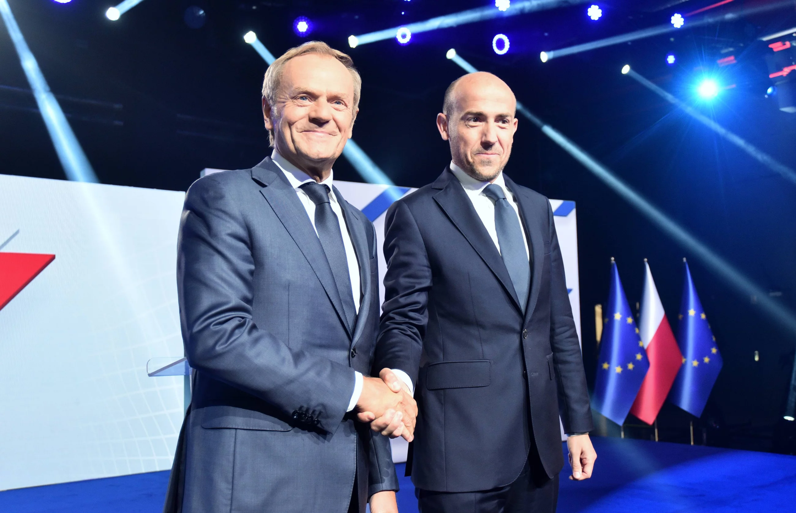 Donald Tusk i Borys Budka