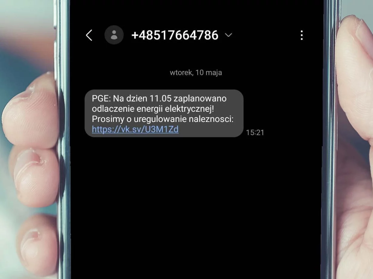 Fałszywy SMS