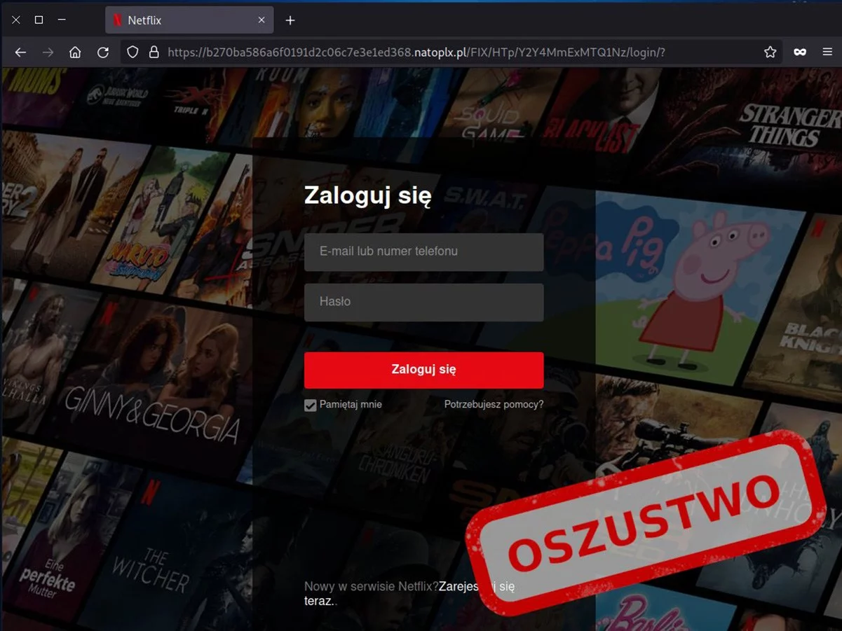 Oszustwo Netflix