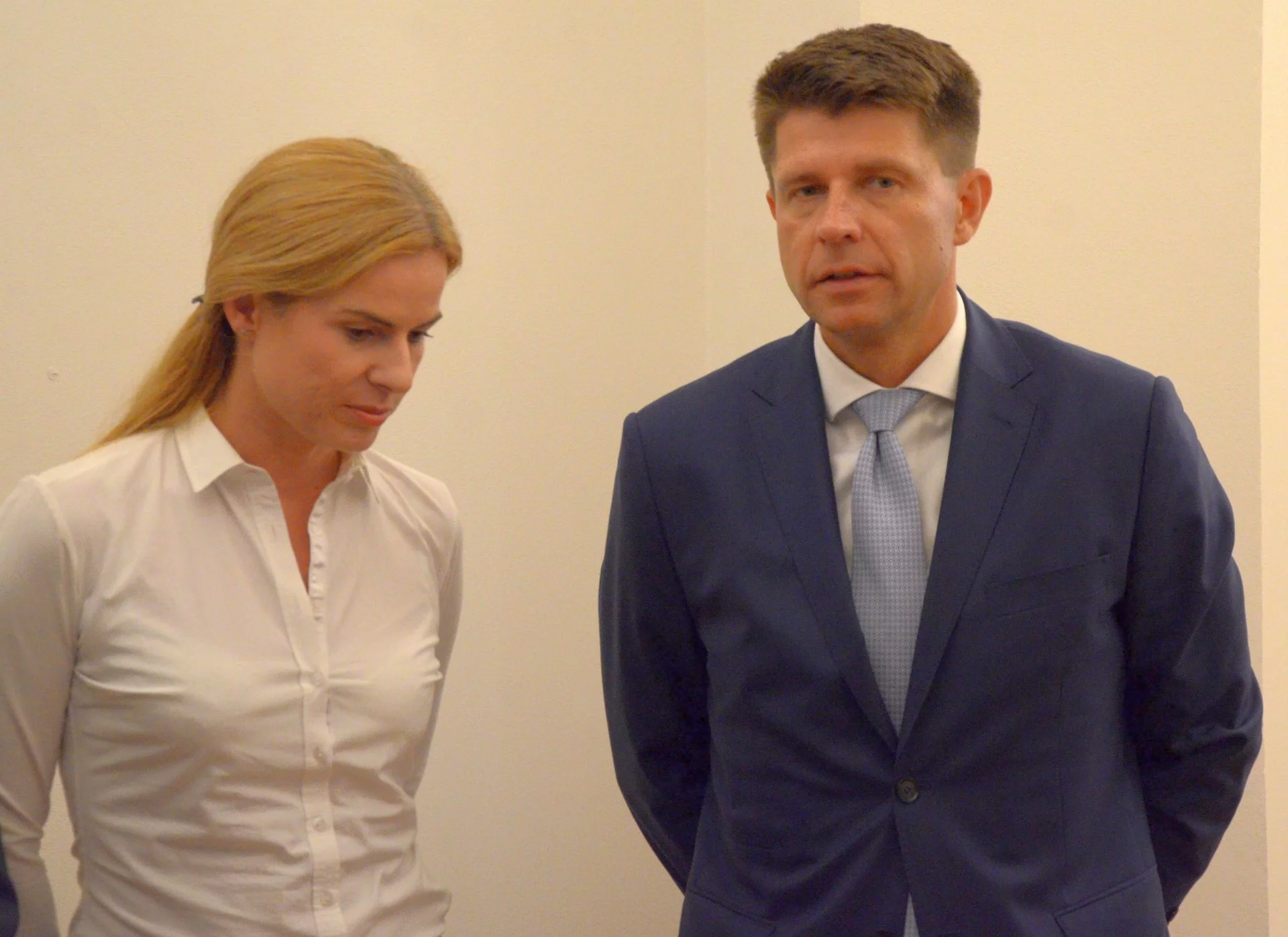 Joanna Schmidt i Ryszard Petru