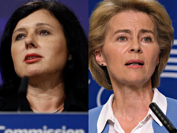 Vera Jourova i Ursula von der Leyen