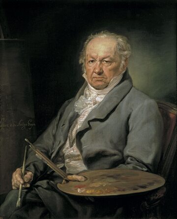 Vicente López Portaña, Portret Goi w wieku osiemdziesięciu lat (1826)