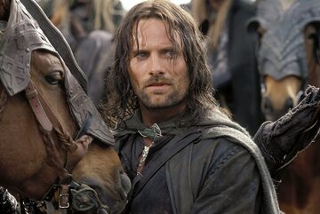 Viggo Mortensen w roli Aragorn