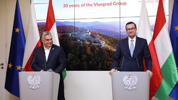 Viktor Orban i Mateusz Morawiecki