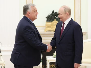 Viktor Orban i Władimir Putin