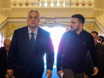 Viktor Orban i Wołodymyr Zełenski