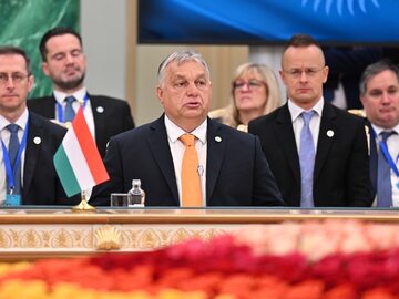 Viktor Orban w Astanie