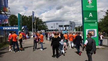 Volkparkstadion przed meczem Polska – Holandia