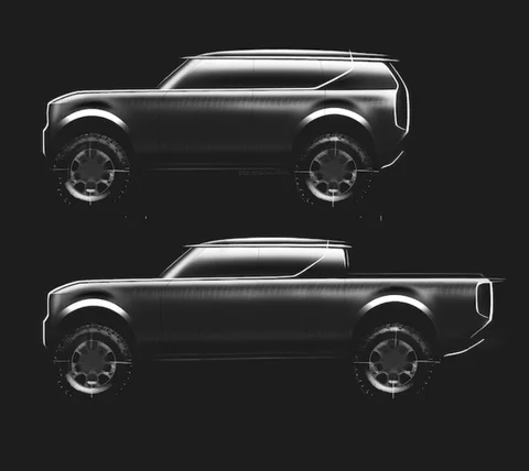 Rysunki nowych aut Volkswagena
