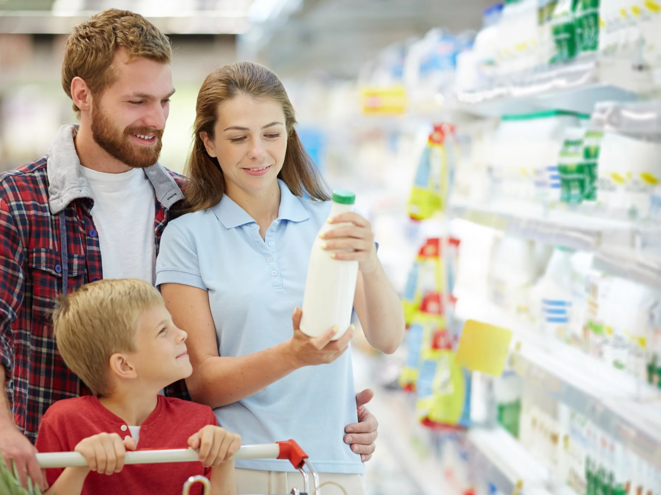 Rodzina na zakupach, zdjęcie ilustracyjne