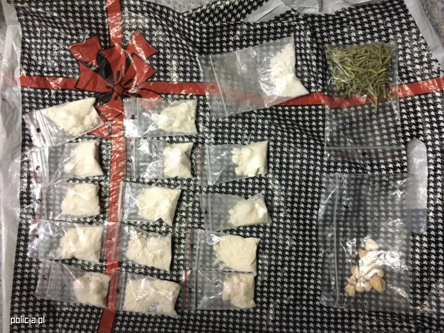 Znalezione w garażu narkotyki