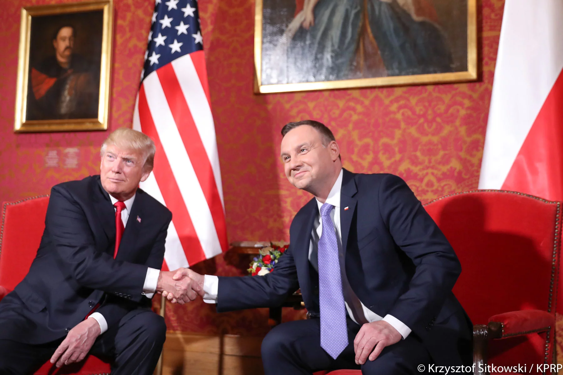 Donald Trump i Andrzej Duda