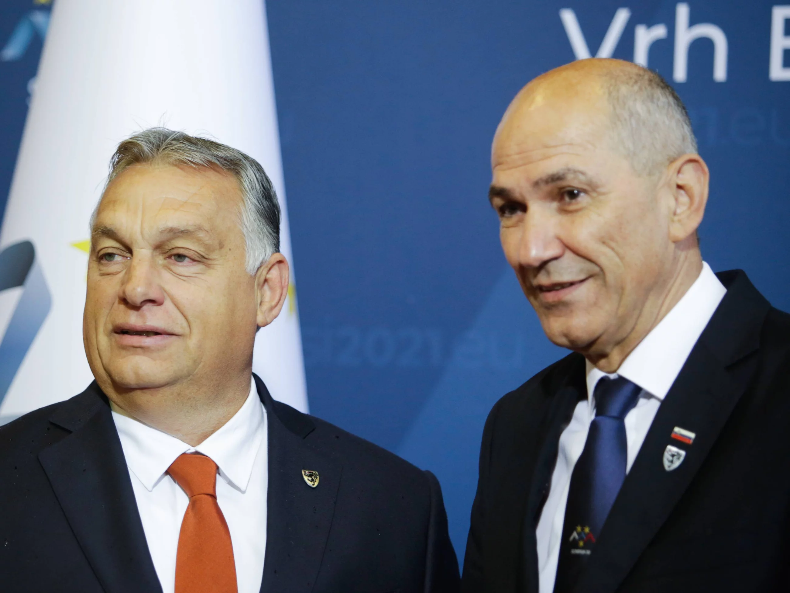 Viktor Orban i Janez Jansza