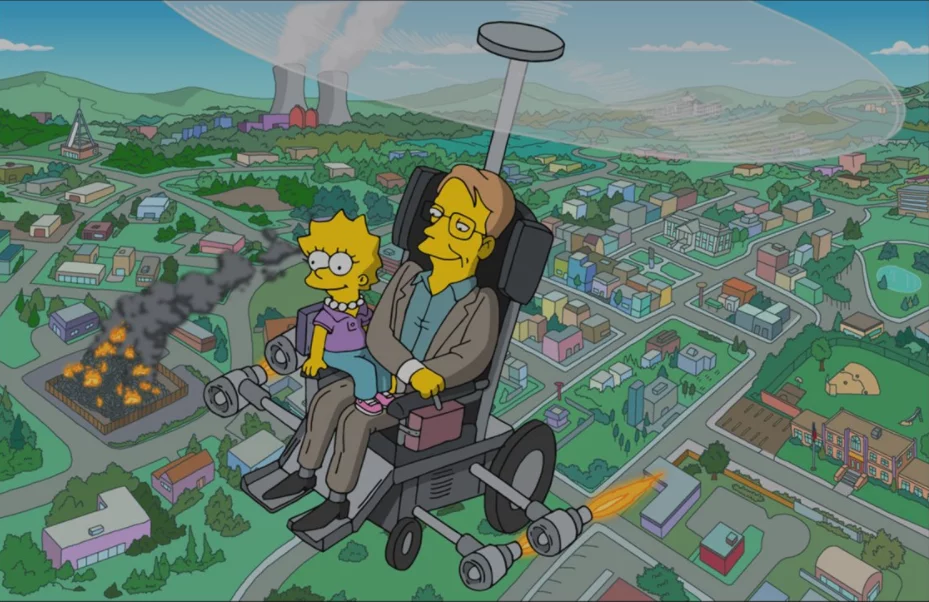 Stephen Hawking w "Simpsonach"