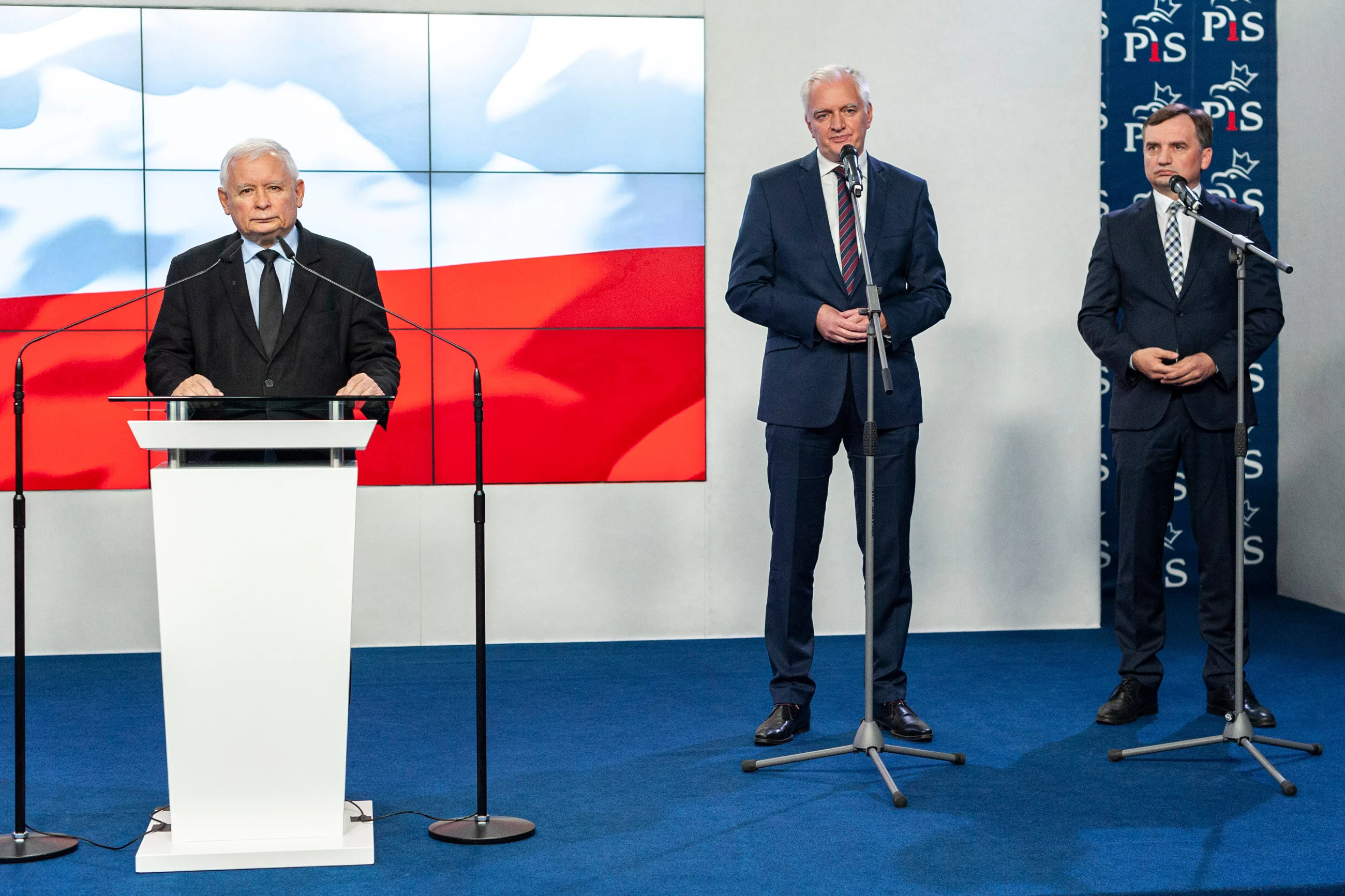 Jarosław Kaczyński, Jarosław Gowin, Zbigniew Ziobro