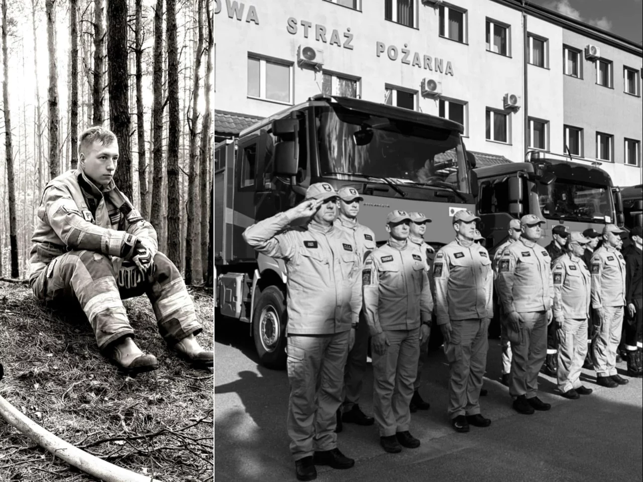 Strażacy w Siemiatyczach pożegnali Kamila Soroczyńskiego