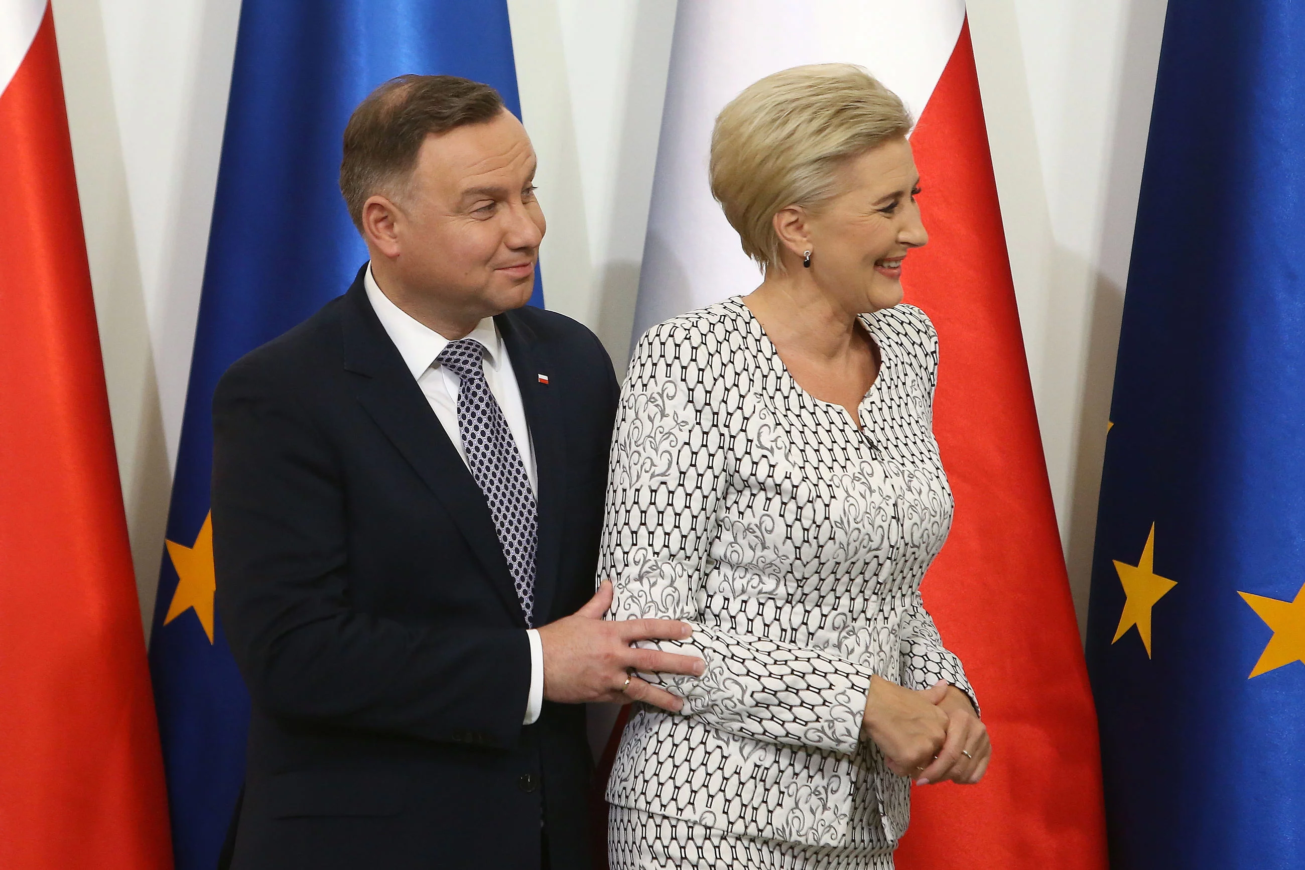 Andrzej Duda i Agata Kornhauser-Duda