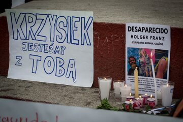 W sprawie zmarłego Polaka protestowało ponad 100 mieszkańców Meksyku, także z Polski