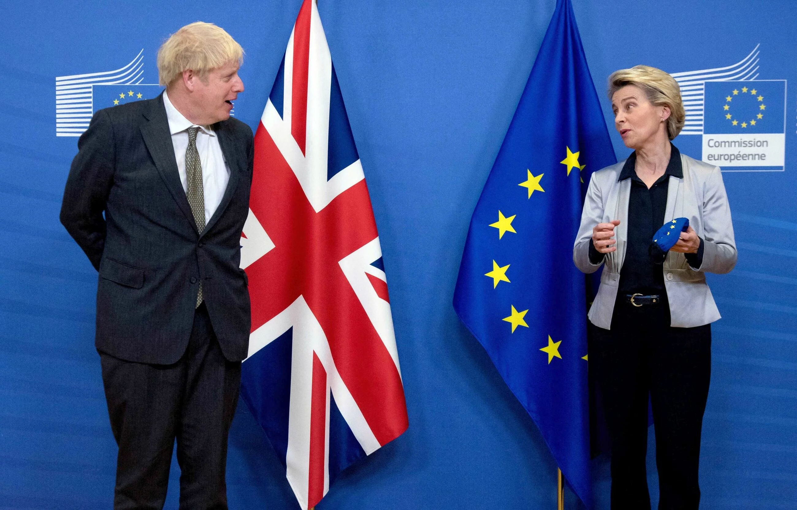 Boris Johnson i Ursula von der Leyen