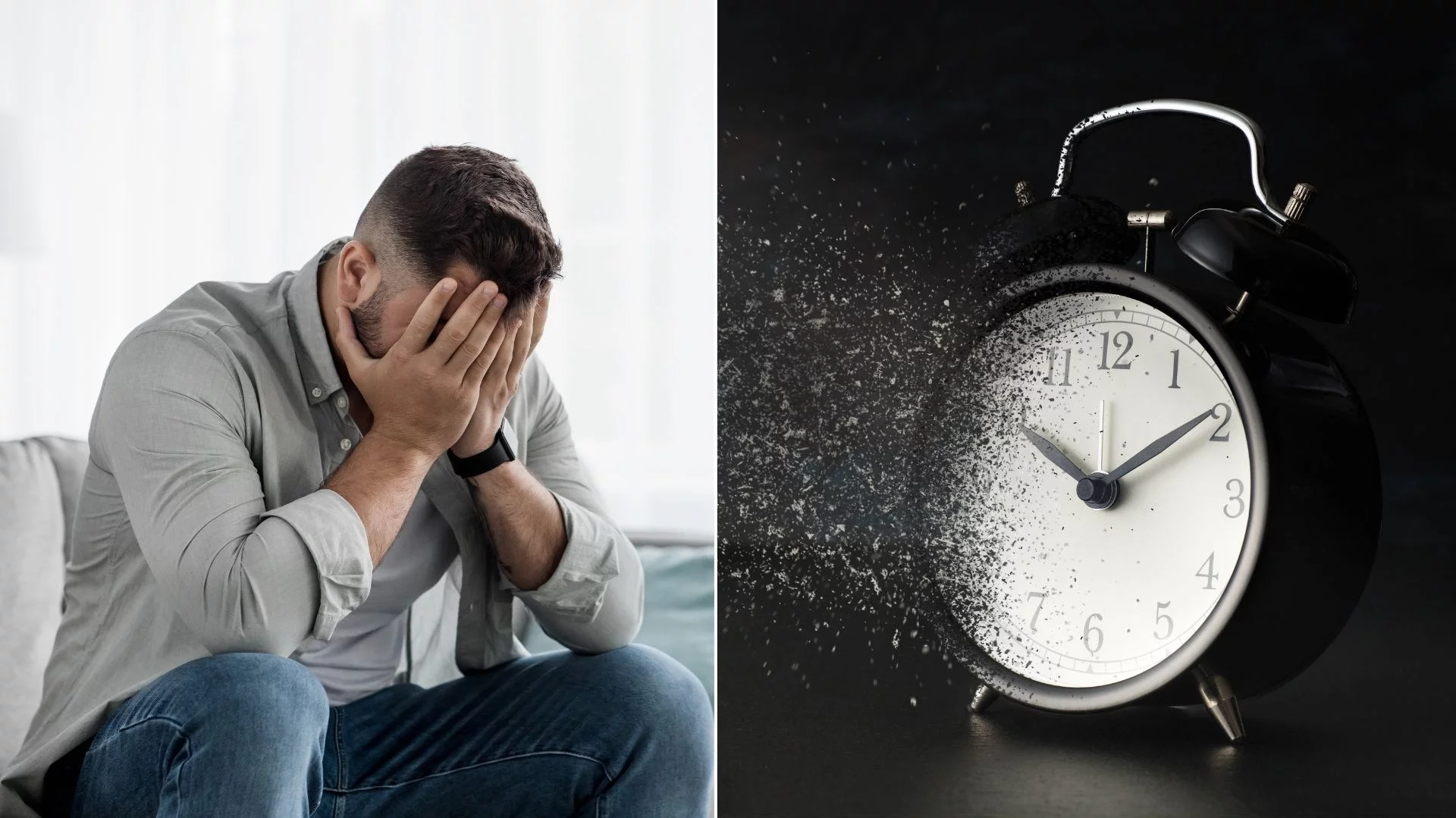 Smutny człowiek, zegar