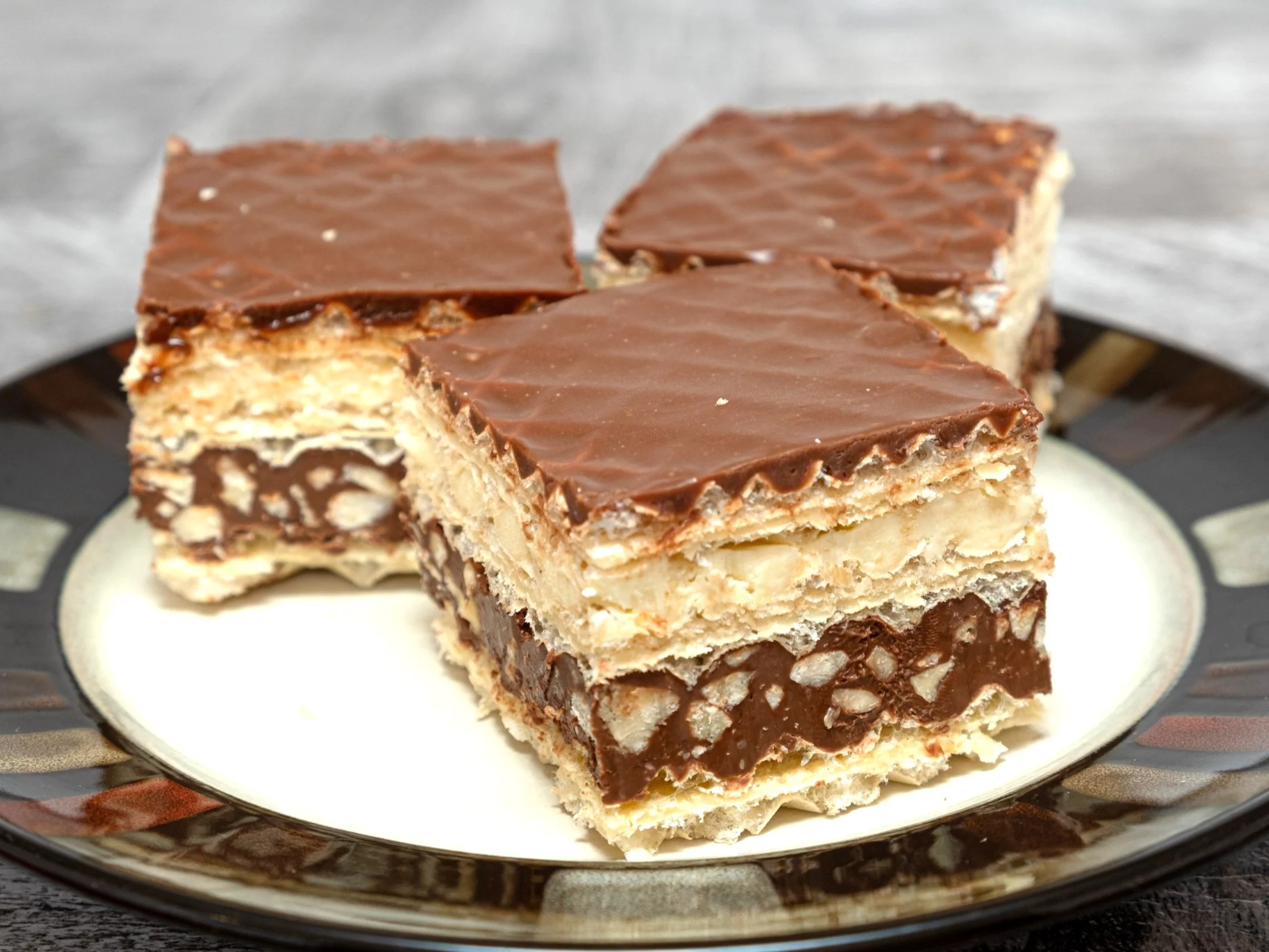 Wafle z kremem