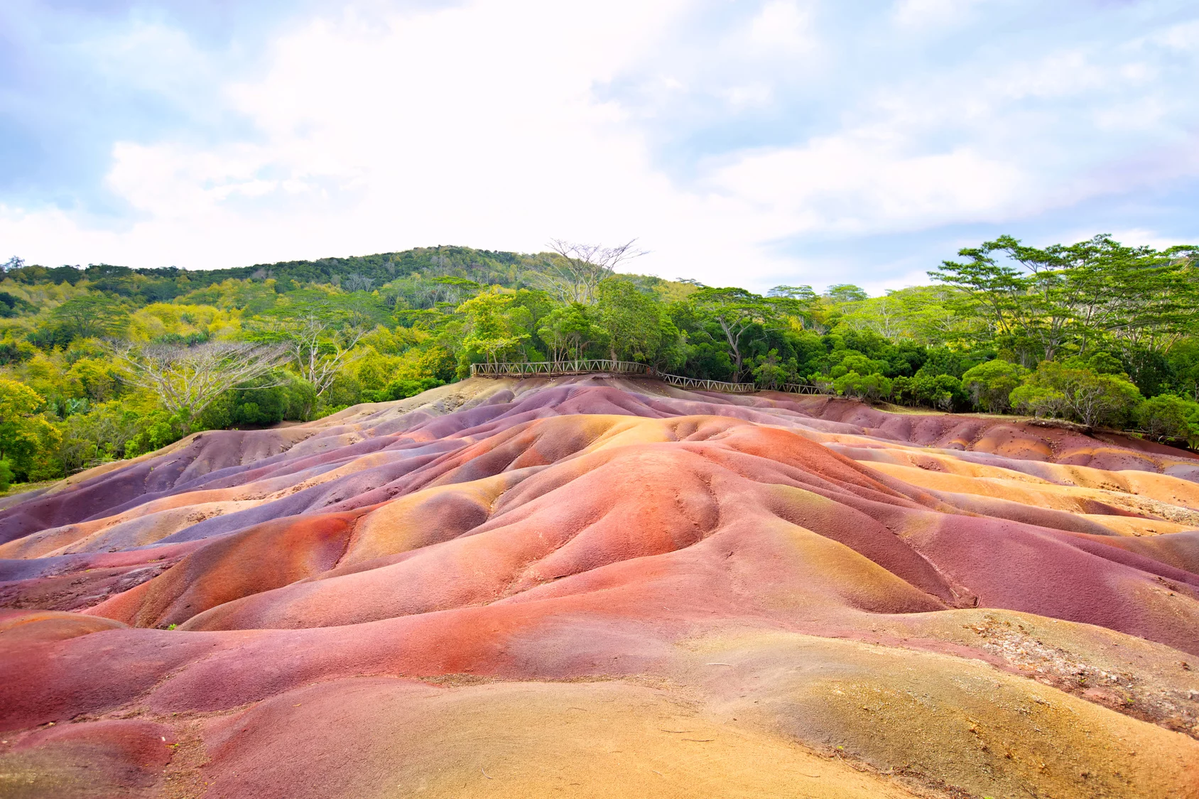 Chamarel na wyspie Mauritius