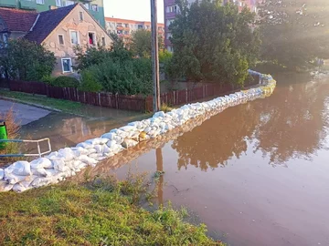 Wał przeciwpowodziowy w gminie Szprotawa