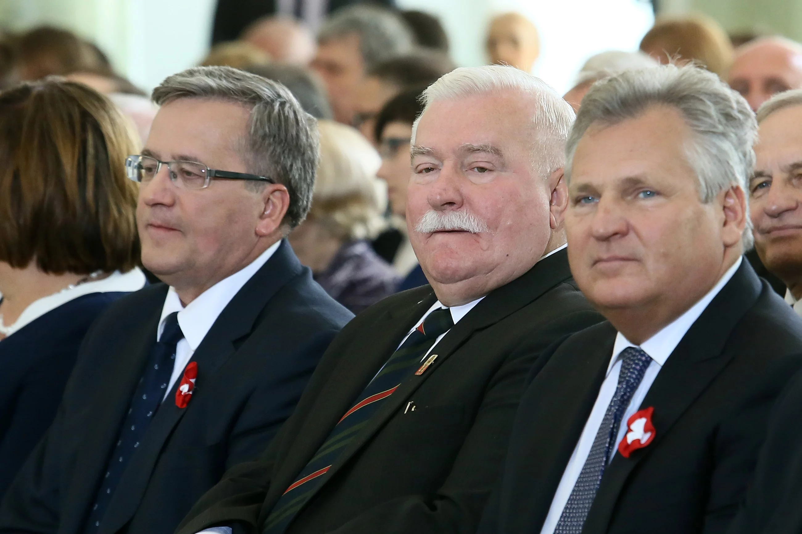 Bronisław Komorowski, Lech Wałęsa, Aleksander Kwaśniewski