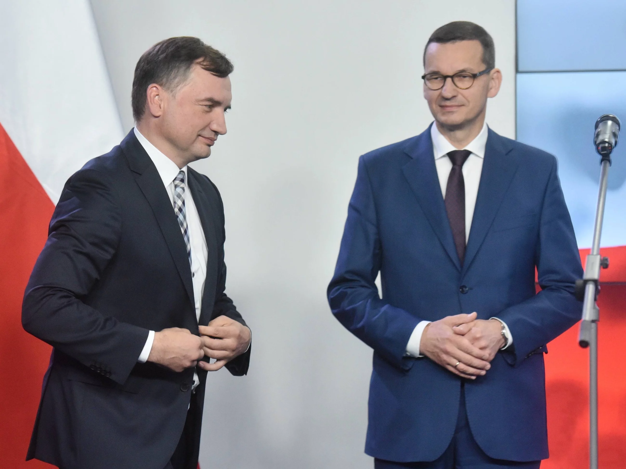 Zbigniew Ziobro i Mateusz Morawiecki